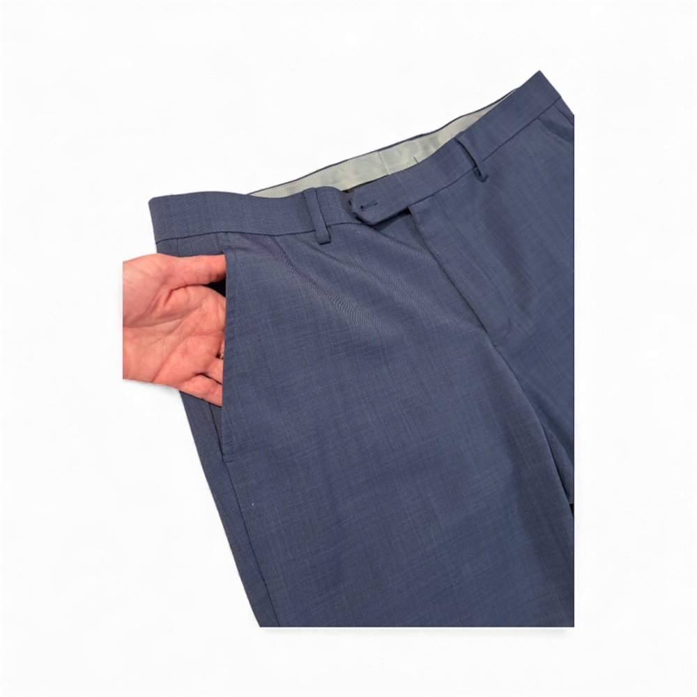Michael Kors Men's Elegant Navy Dress Pants - Picture 8 of 16